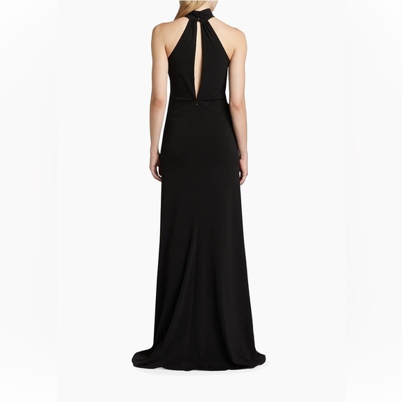 Cinq à Sept Sandry Crystal Halterneck Gown Black Size 6 NWT Formal Evening Dress - Picture 8 of 12
